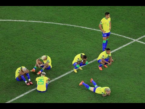 ASÍ Fue el Desgarrador llanto de jugadores Brasileños tras el penal fallado de Marquinhos ASÍ Fue el Desgarrador llanto de jugadores Brasileños tras el penal fallado de Marquinhos
