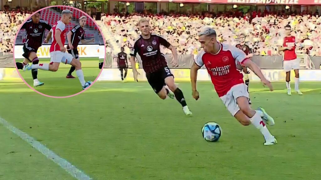 Leandro Trossard Show His Class,FC Nuremberg vs Arsenal (1-1) Pre-Season 2023/2024