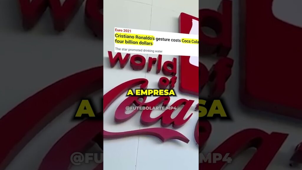 Cristiano Ronaldo Odeia Coca-Cola