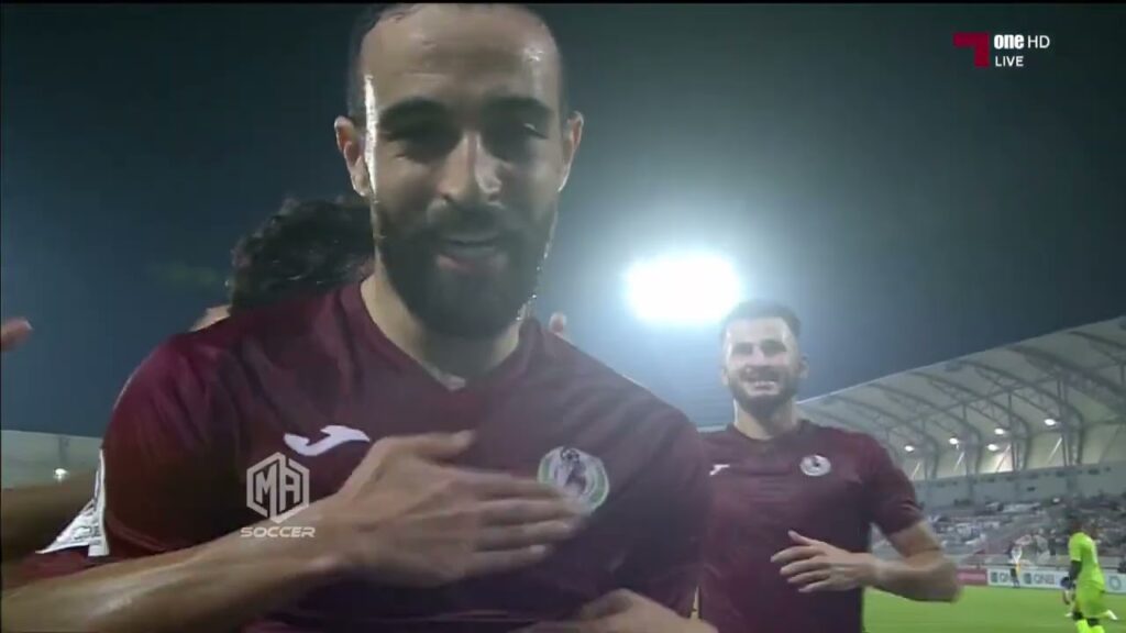 أيمن حسين ضد الغرافة   الدوري القطري