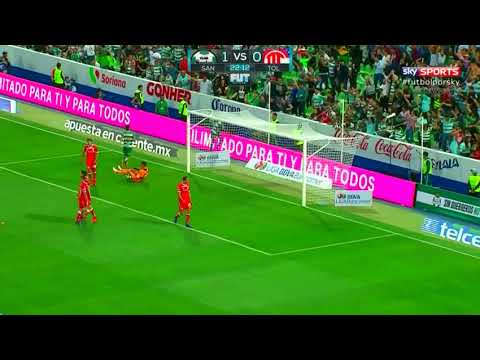 Gol de A. Preciado | Santos Laguna 2 - 0 Toluca | Clausura 2019 -Jornada 8 | LIGA Bancomer MX