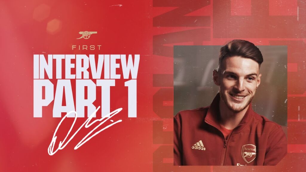 "I want my best years at this great club" | Declan Rice's first Arsenal interview | Part 1