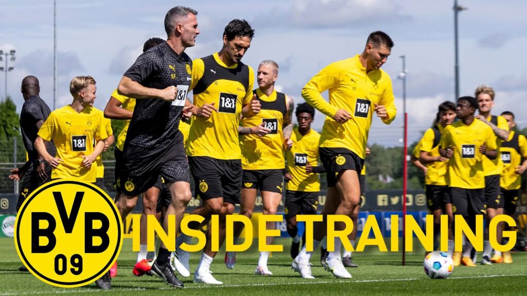 BVB training kicks off: The ball rolls in sweaty temperatures! | Inside Training
