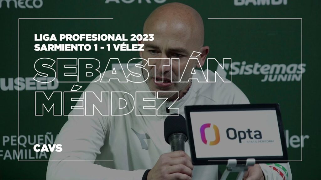 Conferencia de prensa de Sebastián Méndez