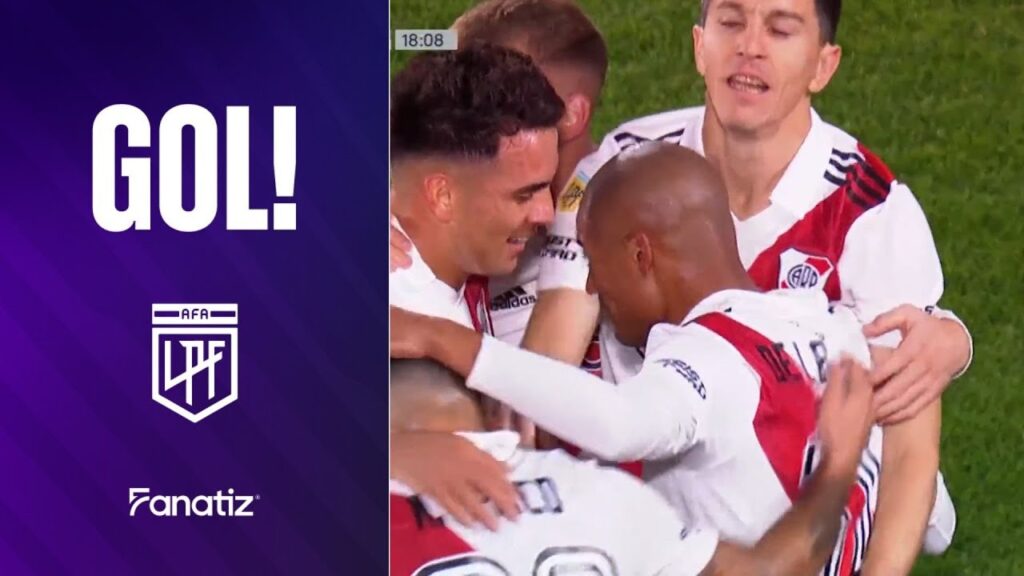 Gol de Nicolás de la Cruz | River 2-0 Estudiantes | LPF #TorneoBinance Fecha 25