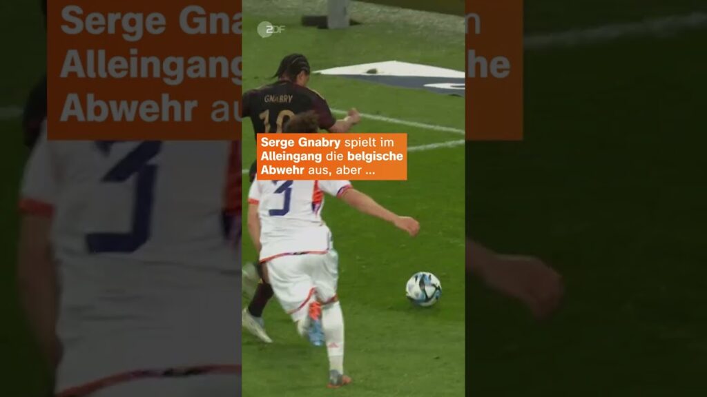 Eine starke Schlussphase reicht dem DFB-Team nicht gegen Belgien 😕 | sportstudio | #shorts