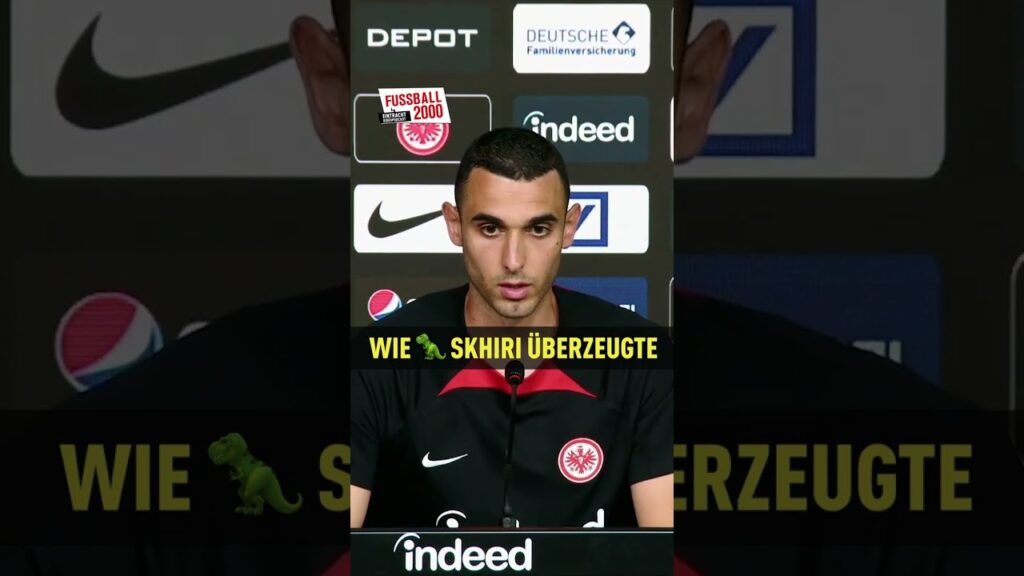 Wie Dino Toppmöller Ellyes Skhiri von Eintracht Frankfurt überzeugte | Bundesliga #shorts