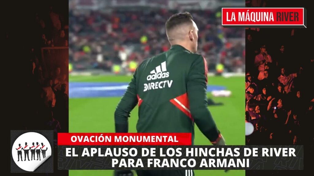 OVACIÓN MONUMENTAL: EL APLAUSO DE LOS HINCHAS DE RIVER PARA FRANCO ARMANI