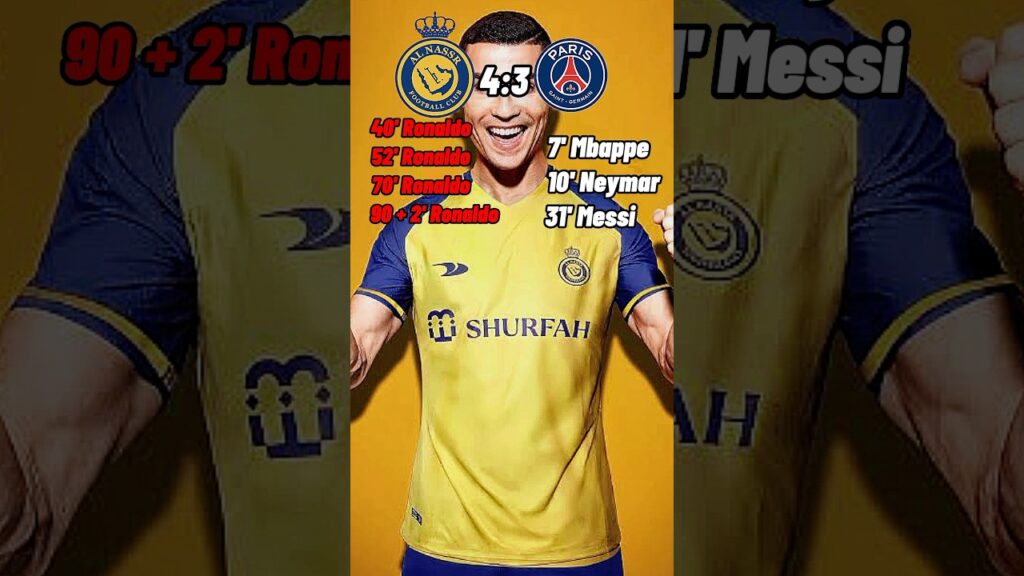 Ronaldo Al-Nassr 🆚 PSG MNM 😱🔥