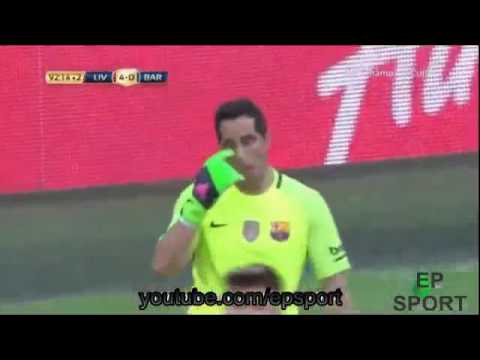 Marko Grujic Amazing Header Goal Liverpool 4 - 0 FC Barcelona International Champions Cup 06 08 2016