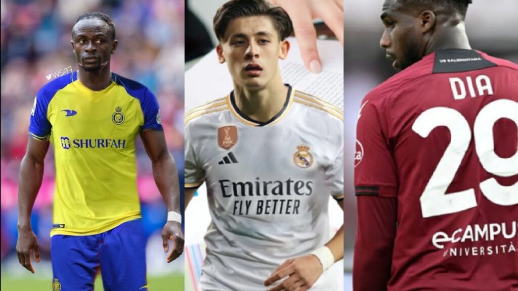 Sadio Mane vers Al Nasr _ Boulaye Dia priorité Milan Ac _Formose proche de Bordeaux_ Arda Güler Real