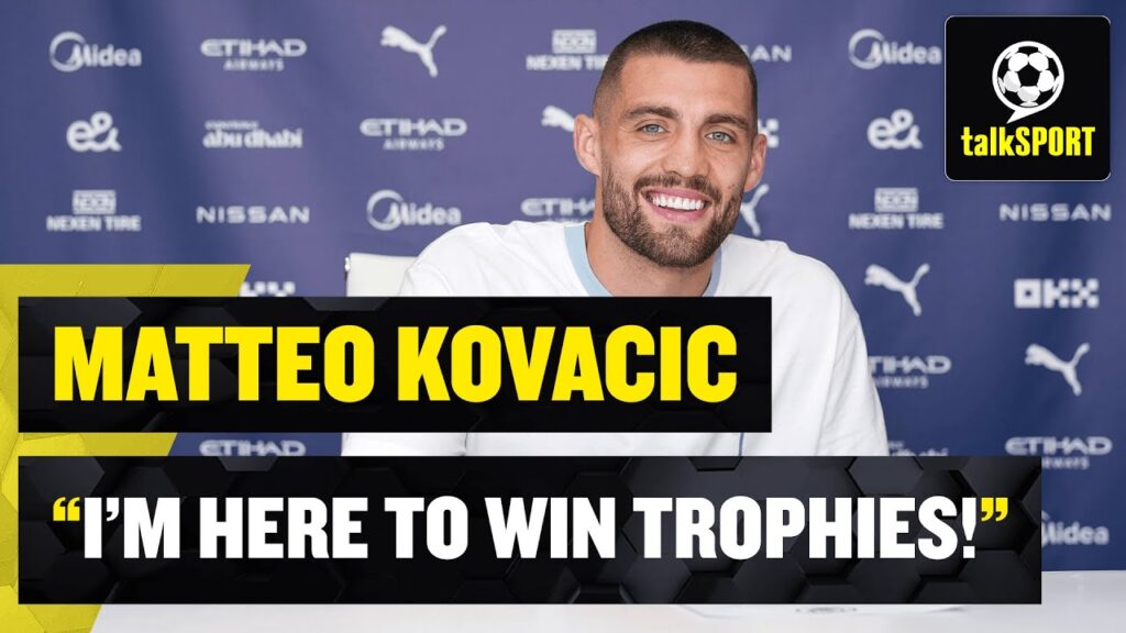 "I'M HERE TO WIN TROPHIES!" 🏆 Matteo Kovacic First Interview as Manchester City player!