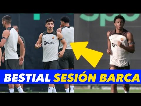 Pedri MUSCULOS de LOCURA en el entrenamiento BARCELONA 🤯😱