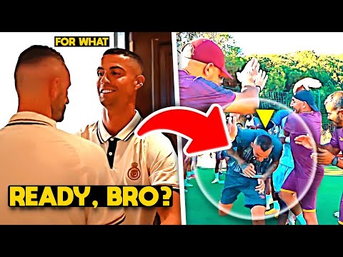 Cristiano Ronaldo Meets with Marcelo Brozović in Al Nassr 🤝🐐