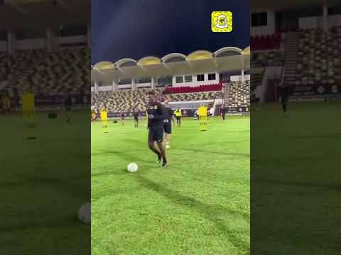 مشاركة عبدالرحمن العبود في تدريبات ‎#الاتحاد