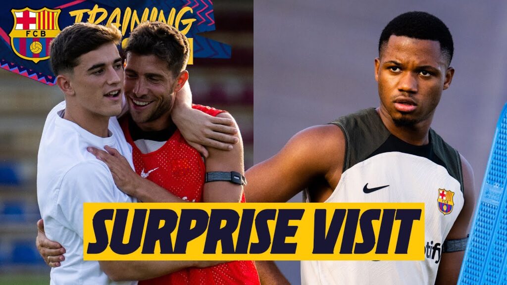 GAVI MAKES A SURPRISE APPEARANCE & ANSU JOINS THE GROUP 🔵🔴