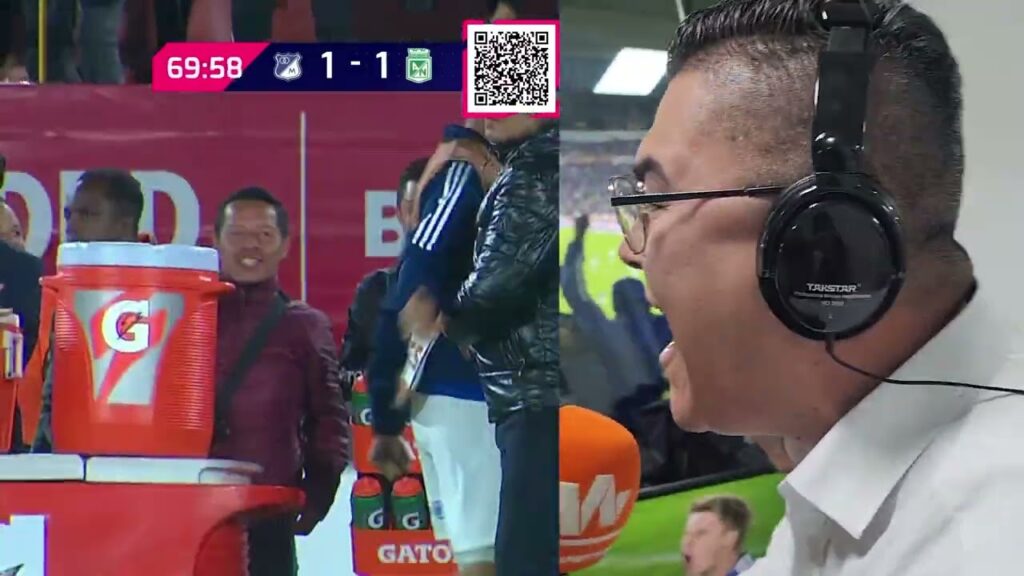 Eduardo Luis enloqueció narrando los penales de la final Millonarios vs. Nacional