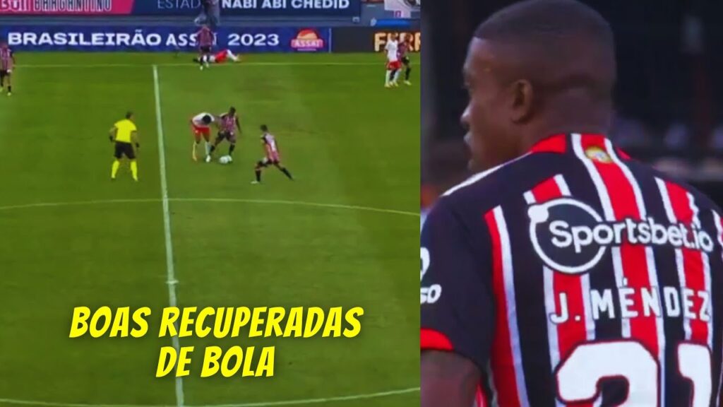 MÉNDEZ FOI TITULAR E FEZ BOM JOGO PELO SPFC | Jhegson Méndez vs Bragantino