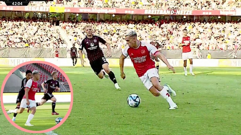 Leandro trossard impressive start | FC Nurnberg vs Arsenal (1-1)