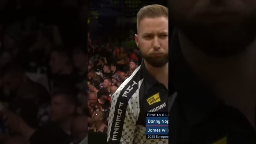 Danny Noppert WILD Dart 😂😳🎯 #darts #dart #dartslive #noppert
