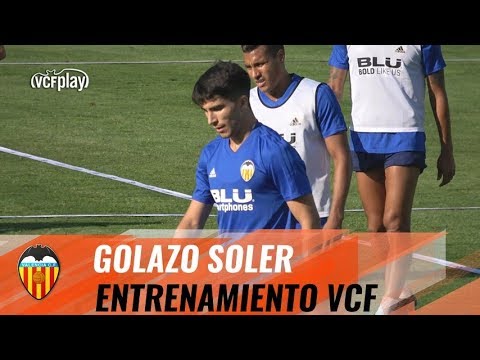 GOLAZO DE CARLOS SOLER EN EL PRIMER ENTRENAMIENTO DEL VALENCIA CF EN SUIZA
