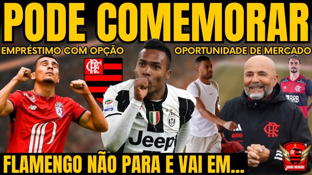 ATUALIZAÇÃO! MERCADO DA BOLA DO FLAMENGO! ALEX SANDRO, JÚNIOR ALONSO, RENAN LODI, ALLAN, DE LA CRUZ