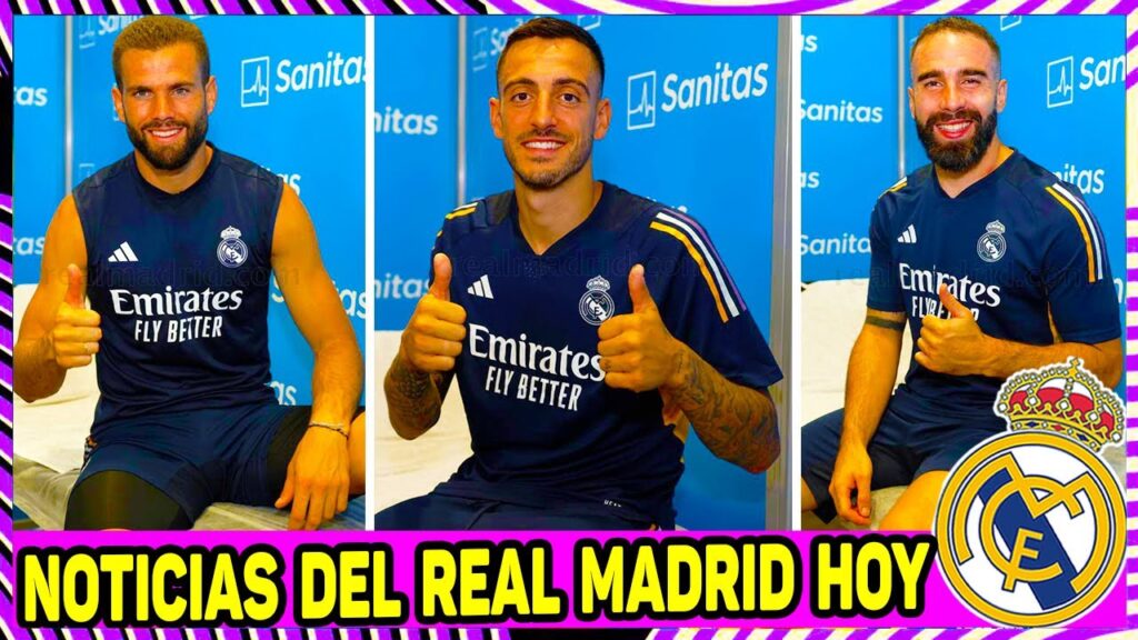 Joselu, Nacho y Carvajal recortan sus vacaciones y se unen a la pretemporada | Noticias Real Madrid