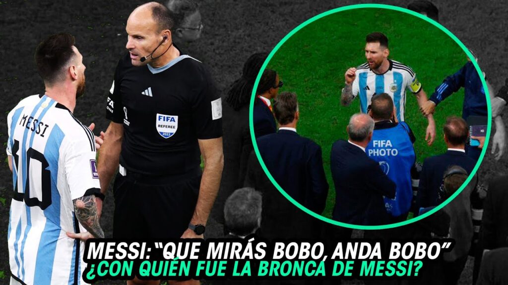 Así fue la BRUTAL BRONCA de MESSI con VAN GAAL y LAHOZ en la CLASIFICACIÓN de ARGENTINA