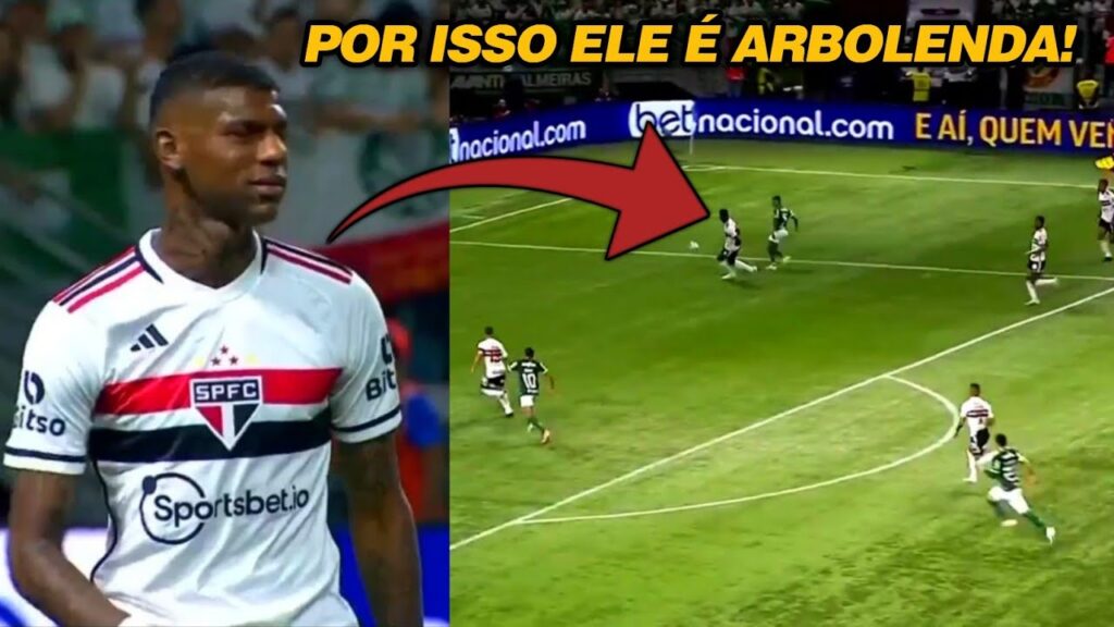 ARBOLEDA FEZ MAIS UMA PARTIDA IMPECÁVEL! | Arboleda vs Palmeiras (13/07/23) by IR Football HD
