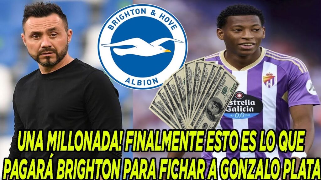 UNA MILLONADA! FINALMENTE ESTO ES LO QUE PAGARÁ BRIGHTON PARA FICHAR A GONZALO PLATA