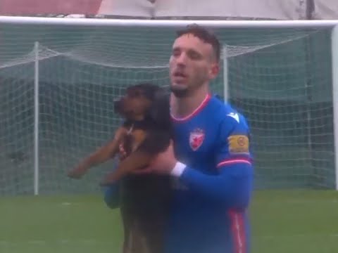 SPECIJALNI GOST U MITROVICI: Eraković izneo psa sa terena