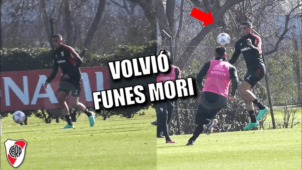 ASÍ fue el PRIMER ENTRENAMIENTO de RAMIRO FUNES MORI en el RIVER CAMP | Refuerzo de RIVER PLATE