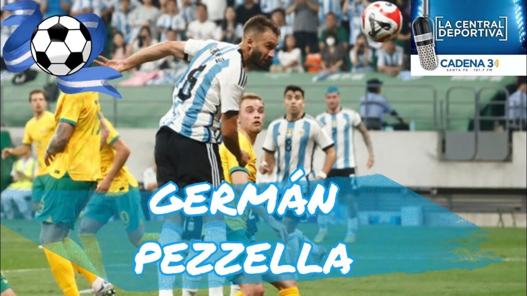 GERMÁN PEZZELLA MARCA EL 2-0 PARA LA VICTORIA ALBICELESTE FRENTE A AUSTRALIA