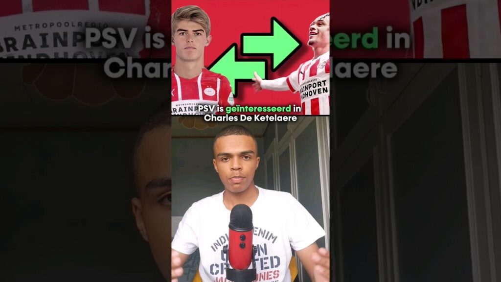 Charles De Ketelaere naar PSV als vervanger Xavi Simons??? #shorts