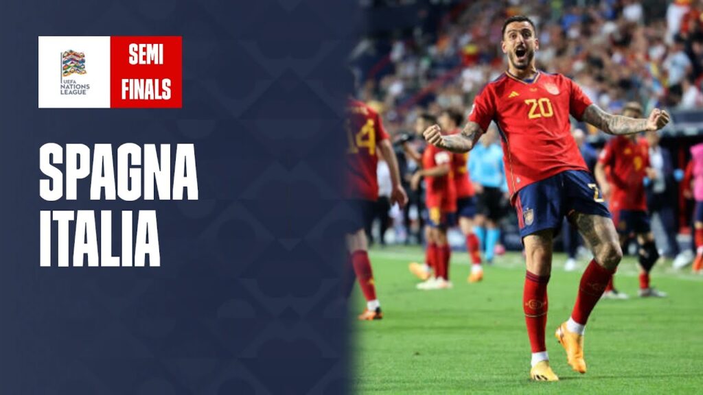 SPAGNA - ITALIA 2-1 | SEMIFINALE NATIONS LEAGUE 2022/23 (3' Yeremy Pino,88' Joselu; 11' Immobile)