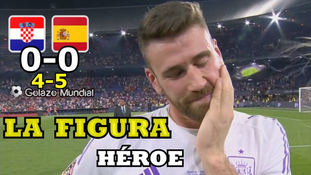 UNAY SIMÓN ATAJA 2 PENALES REACCION TRAS SER CAMPEON CROACIA 0(4)-(5)0 ESPAÑA LIGA DE NACIONES 2023