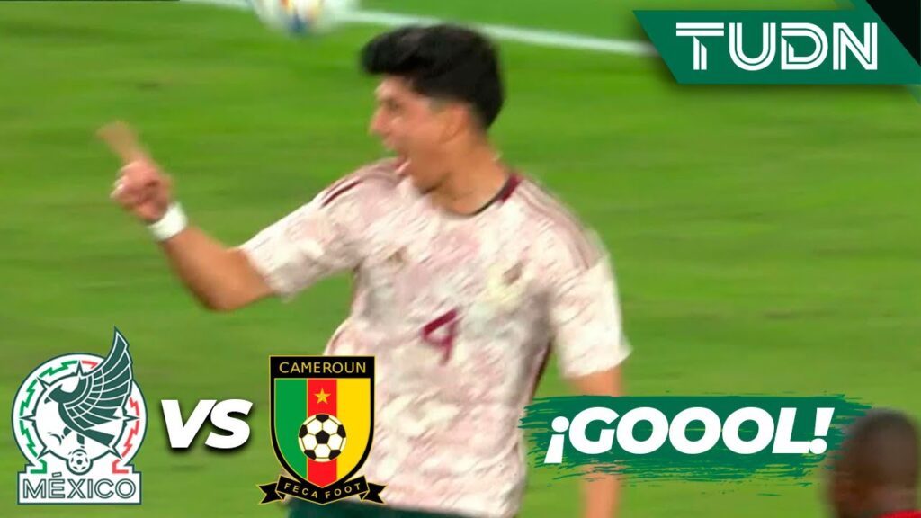 ¡GOLAZO! ¡KEVIN LO EMPATA AL 90'! | México 2-2 Camerún | Amsitoso Internacional 2023 | TUDN