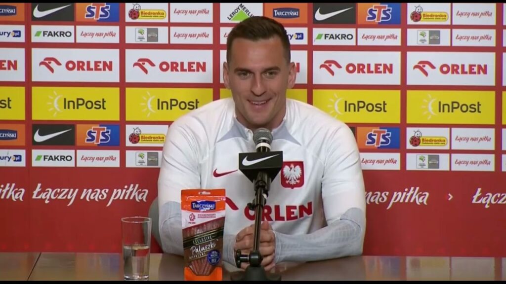 Arkadiusz Milik - konferencja prasowa reprezentacji Polski (14.06.2023)