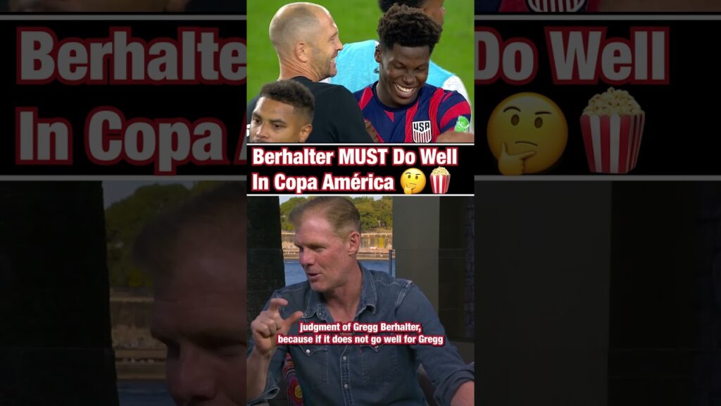 Gregg Berhalter MUST do well at Copa América 🤔🤔🍿🇺🇸 #shorts #USMNT #GreggBerhalter #CopaAmérica