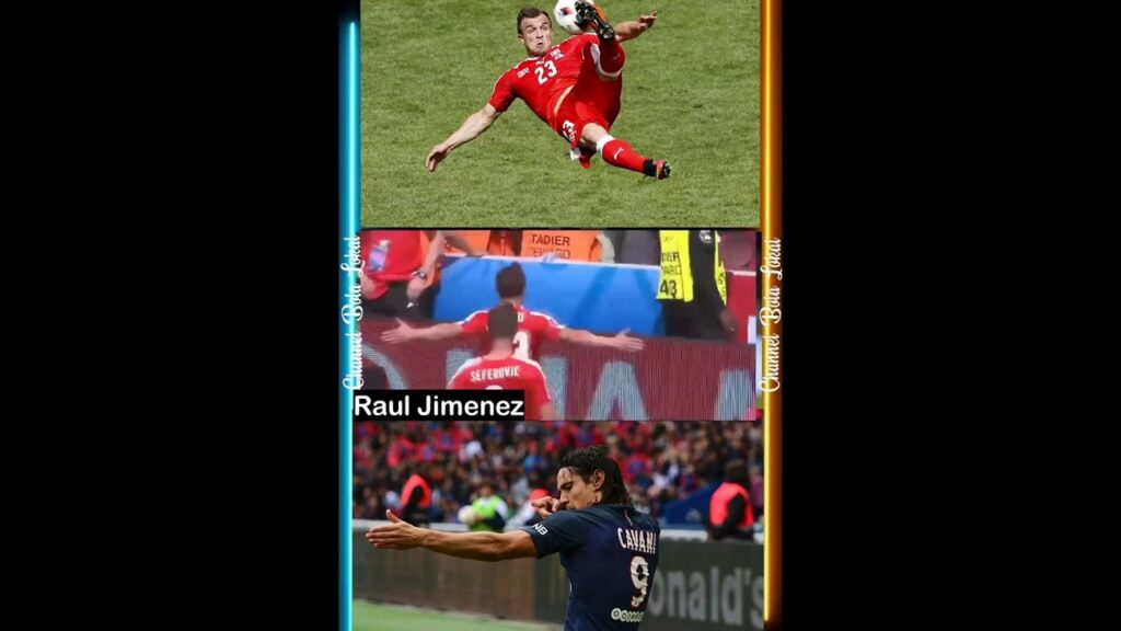 Perbandingan Gol Salto #Xherdan Shaqiri #Raul Jimenes #Falcao