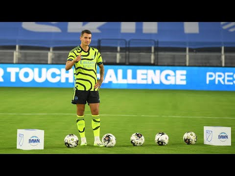 Jakub Kiwior & Timber Shocked US in MLS All Stars Skills Challenge Arsenal