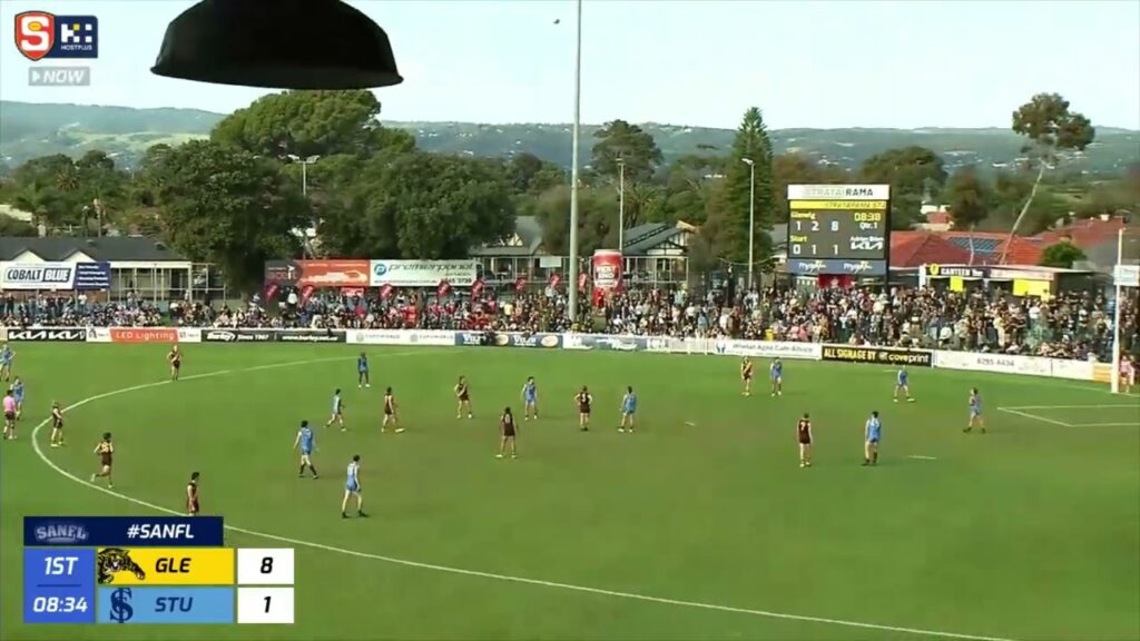 Rd 9 Hostplus SANFL Snapshot - Glenelg's Cameron McGree boots a 60m set shot