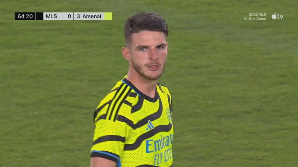 Declan Rice Arsenal DEBUT vs MLS All-Stars | 23/24