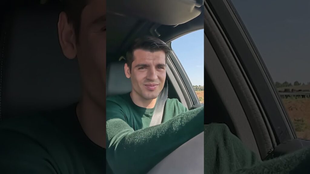¡Así COGE las CURVAS Álvaro MORATA! 🚘 ⚡