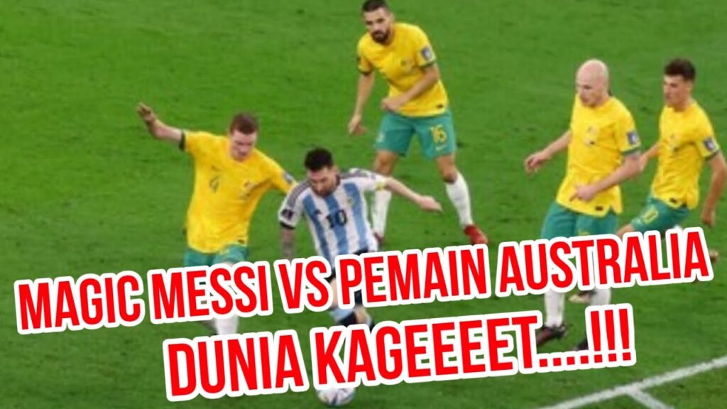 magic messi vs pemain australia#pialadunia2022#babak16besar