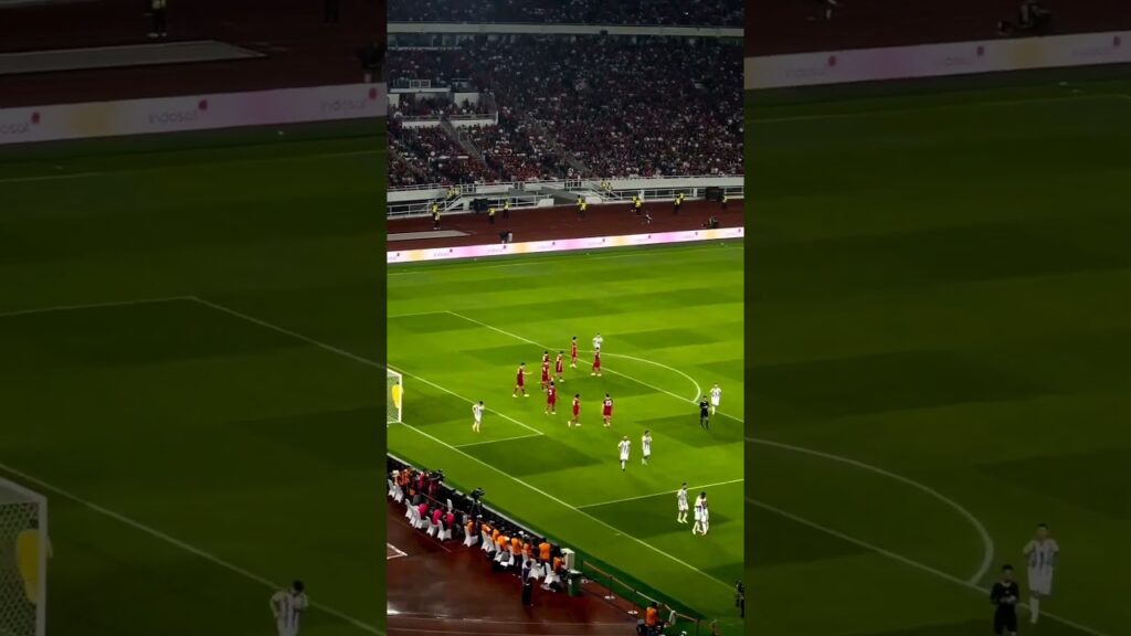 Gol Cristian Romero Ke Gawang Indonesia