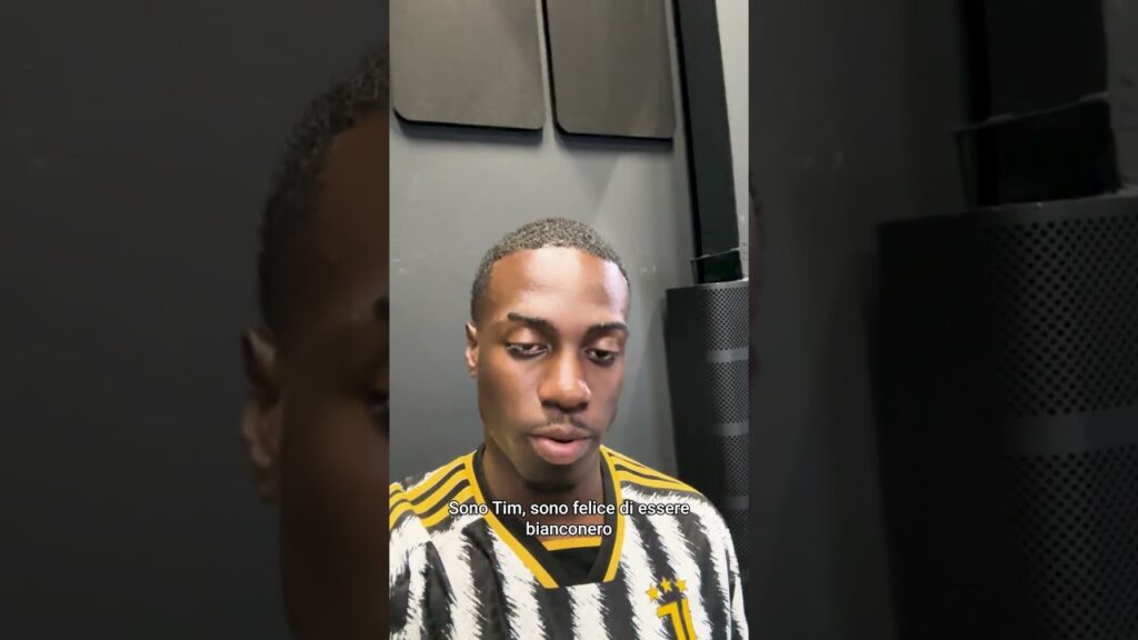 🤳🇺🇸 Timothy Weah with a special message for the Bianconeri!