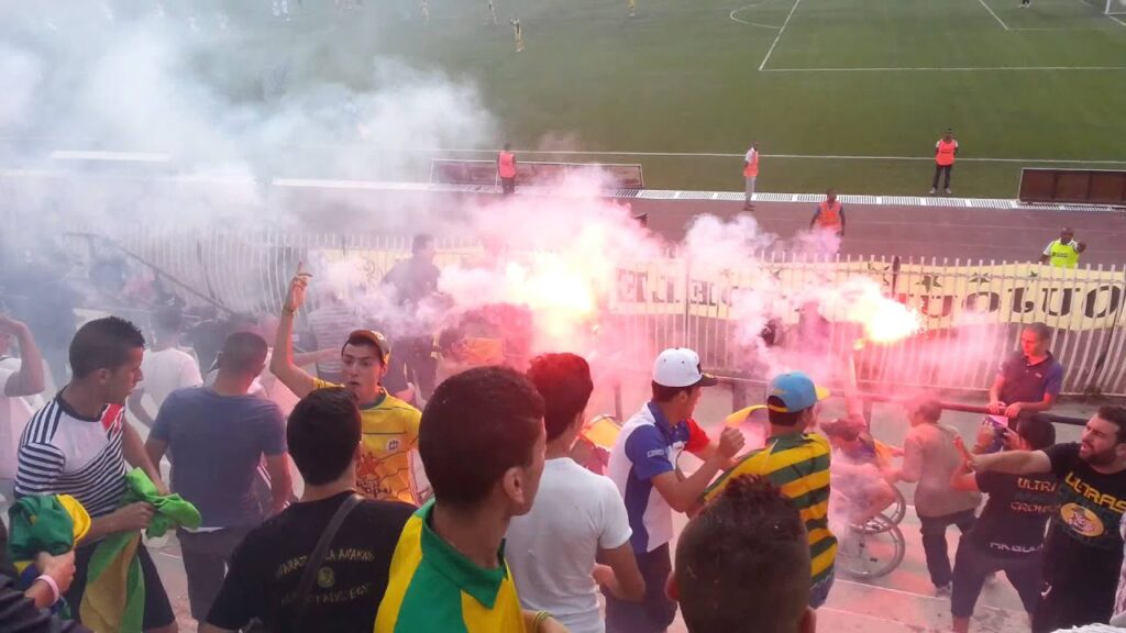 Joie aprés le but de Ebossé a ain mlila