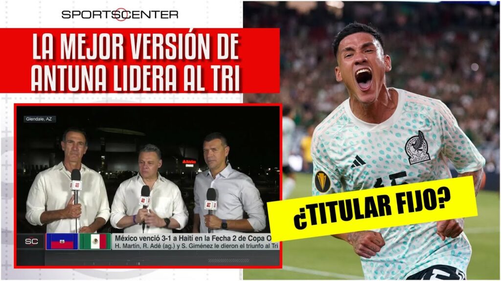 De la mano de Antuna, México BRILLÓ ante Haití. 2 victorias para el LAMBORJIMMY | SportsCenter De la mano de Antuna, México BRILLÓ ante Haití. 2 victorias para el LAMBORJIMMY | SportsCenter