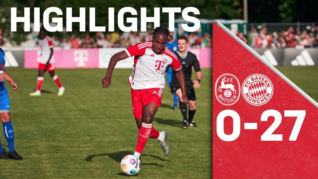 27-0 win | All Goals & Highlights | FC Rottach-Egern - FC Bayern